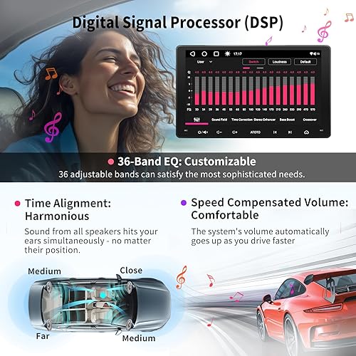 Miniatura 6 de ATOTO A6 PF Estéreo Android para automóvil, radio doble DIN, CarPlay inalámbrico y Android Auto inalámbrico, Mirror Link, seguimiento GPS,