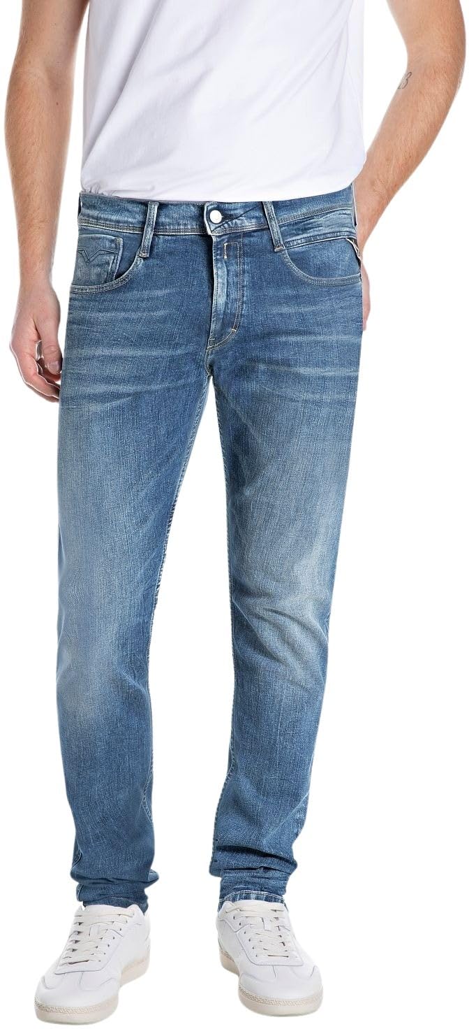 REPLAY Herren Jeans Hyperflex ANBASS Slim Fit