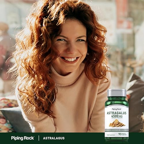 Miniatura 6 de Piping Rock Cápsulas de extracto de raíz de astrágalo | 4500 mg | 90 unidades | Vegetariano, sin OMG, suplemento sin gluten