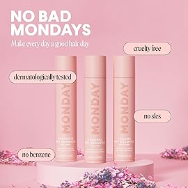 MONDAY HAIRCARE VOLUME Dry Shampoo with Collagen, oil-absorbing ideal for Thin & Fine Hair 200 mL