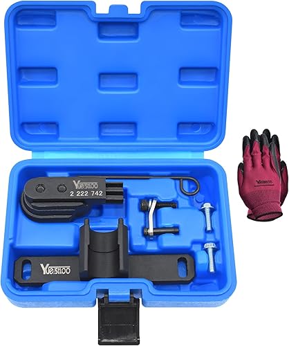 Vista 7 de Soporte para volante 2801 Herramienta de bloqueo de placa flexible y kit de reparación de sellos de aceite 7676 con eje de equilibrio y juego