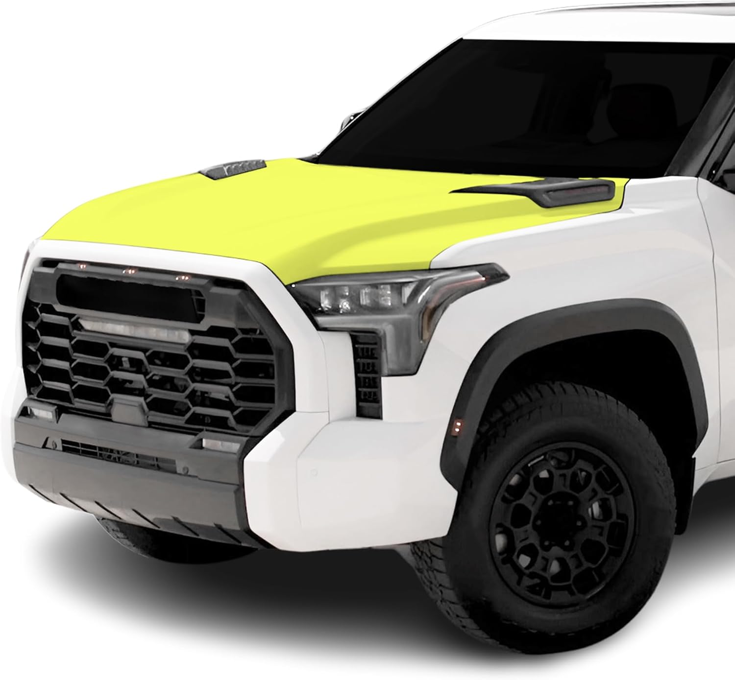 BOGAR TECH DESIGNS for Toyota Tundra (TRD Pro) 2022+ Front Middle and Front Sides Premium Paint Protection PPF Film Kit Cover, Clear Bra