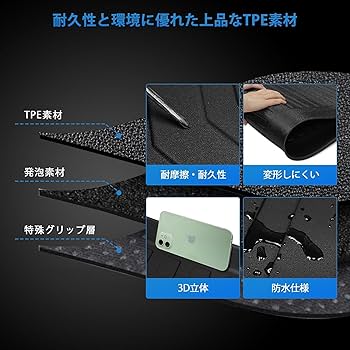 新型 プリウス 60系 ZVW/MXWH60・65 3Dマットカーマット Amazon.co.jp: 新型 プリウス 60系 専用 フロアマット+ラゲッジ