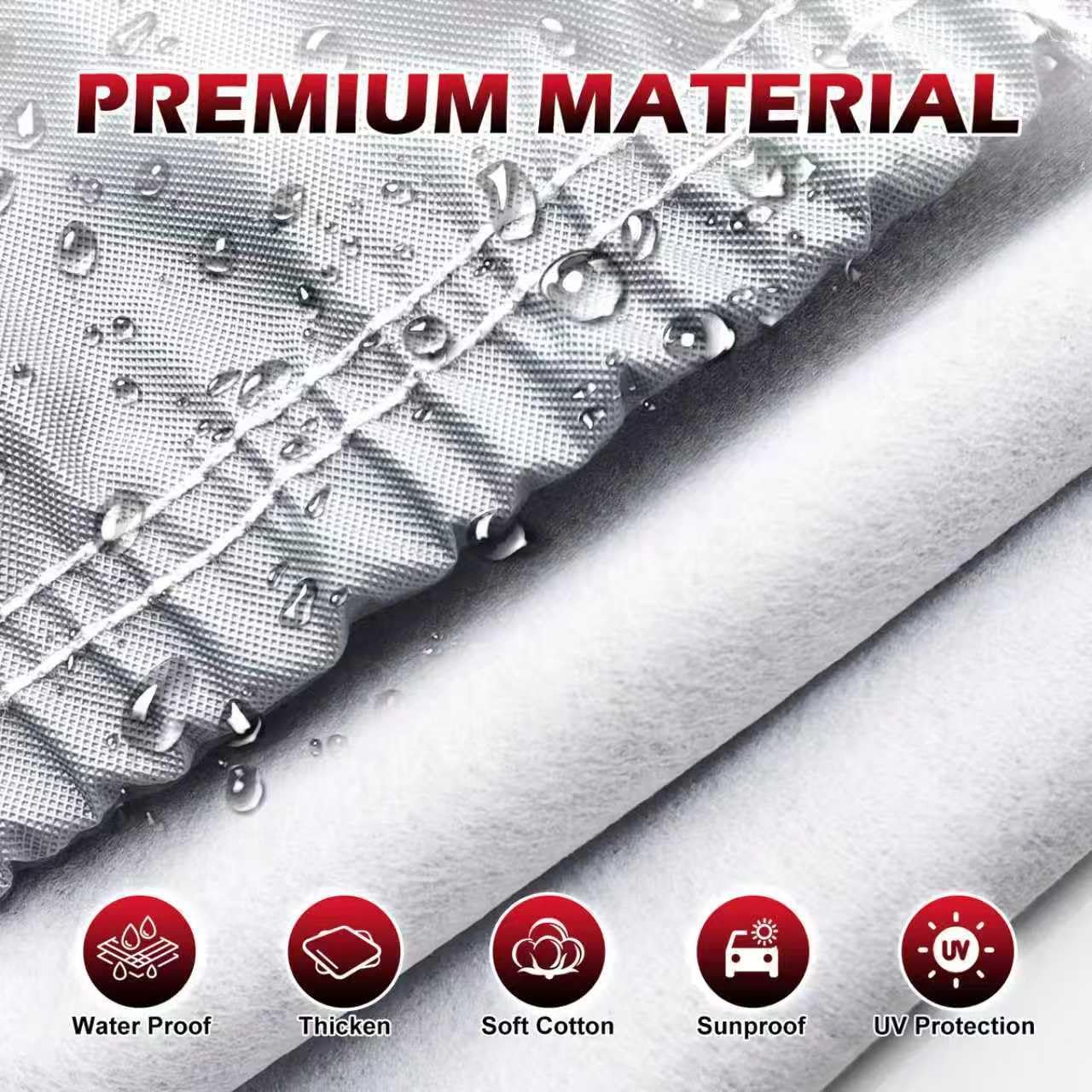 Car Cover for Compact Sedan, 6 Layers Full Exterior Covers Universal Fit for Nisan Sentra, VW Jetta, Hyundai Elantra, Toyota Corolla, Honda Civic, Fit Sedan Length 175-185 inchs