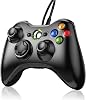 YUDEG Xbox 360 Wired Controller Game Controller for Xbox 360 Black