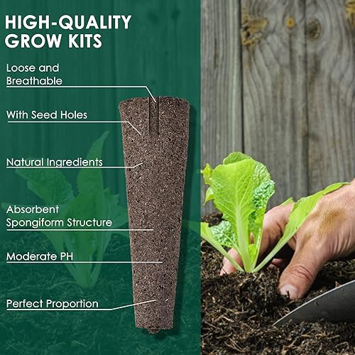 Miniatura 5 de PACETAP Esponjas de cultivo paquete de 80 esponjas de cultivo a granel compatibles con esponjas AeroGarden esponjas de crecimiento de repuesto