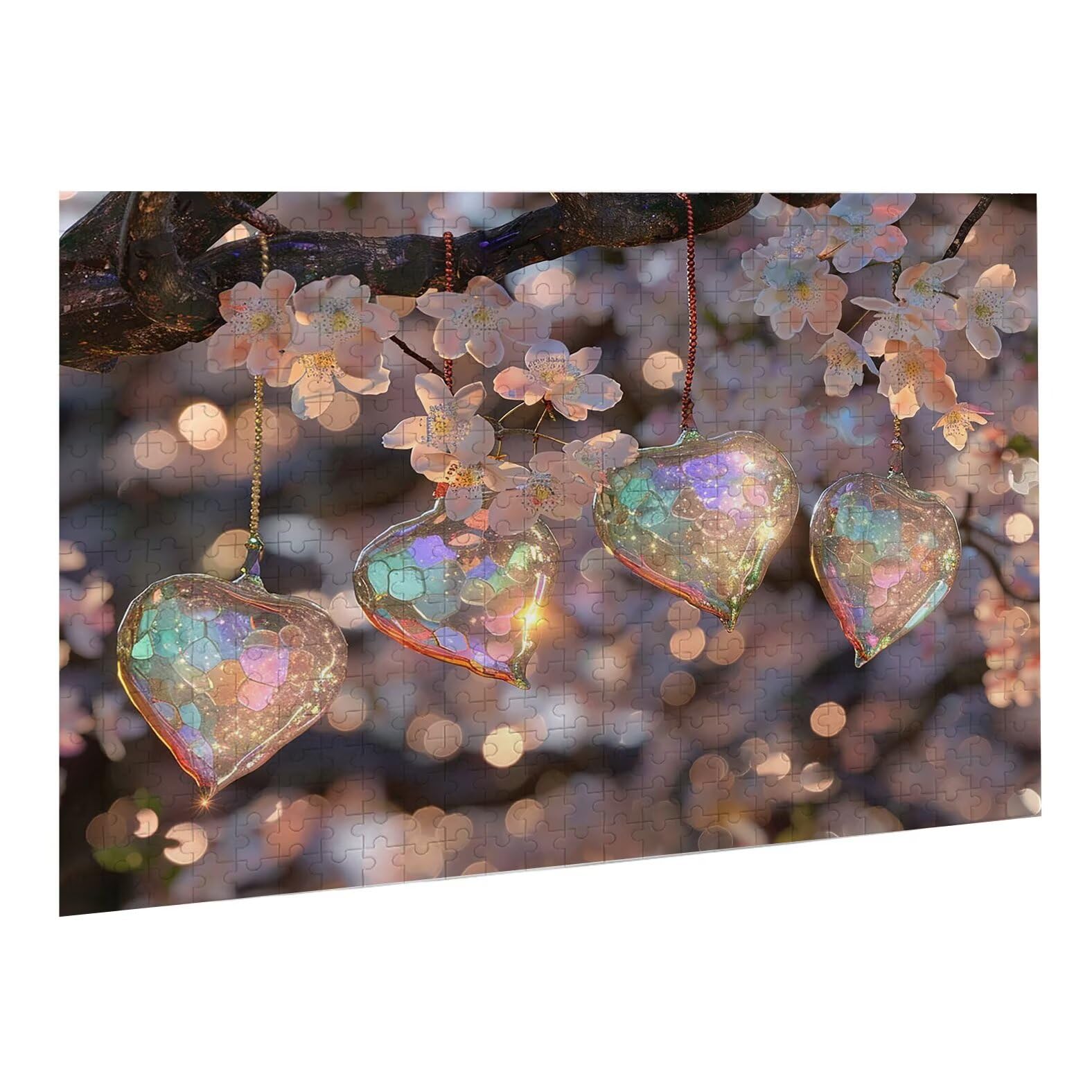 Jigsaw Puzzle, 1000 Pezzi Puzzle Classici, Amore Puzzle Rilassamento Intelligence, Mpossibile Difficile Puzzles impegnativo per adulti Puzzles per Gioco Familiare, Regalo per Amore Amico Vetro K0F-167