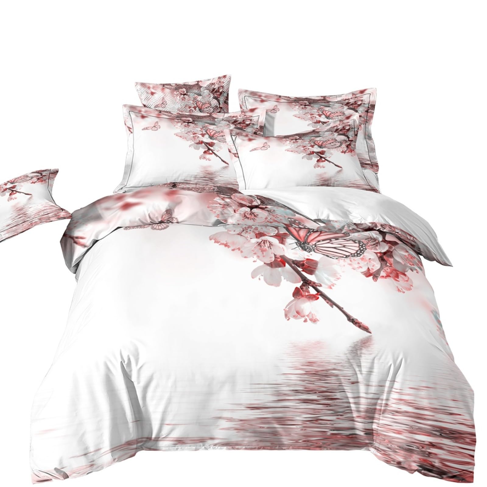 Single Duvet Cover Set White Flower Single Bed Duvet Cover Set