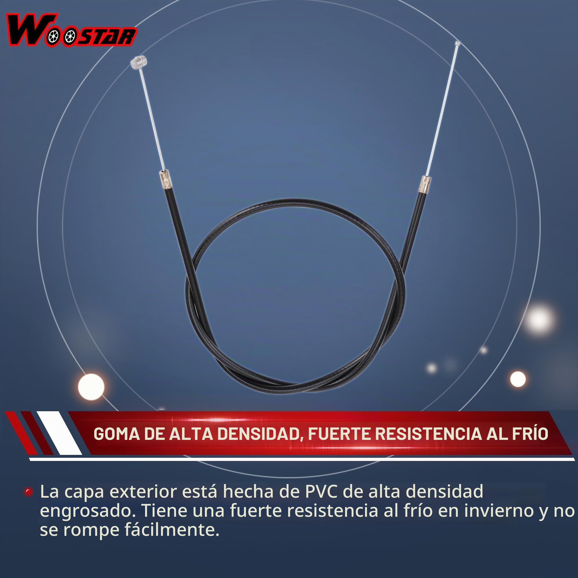 WOOSTAR 44mm Big Bore Cilindro con Tirador de Arranque con Carburador con Filtros de Aire Motor Kit Reemplazo para 2 Tiempos 43cc 47cc 49cc 52cc Mini Pocket Bike Gas Ciclomotor Scooter Plata
