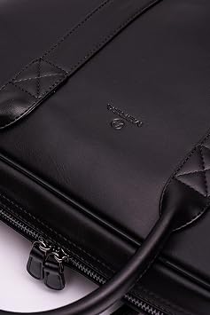 Organizer Laptop Briefcase, Macbook 13 & 14 Inch Compatible, Black, S2054