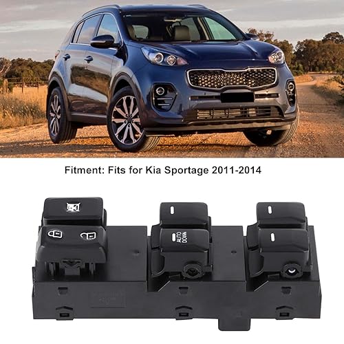 Miniatura 3 de Para 2011 2012 2013 2014 2015 2016 Botón de interruptor de ventana eléctrica delantera izquierda 16Pin Interruptor eléctrico 93570-3W000