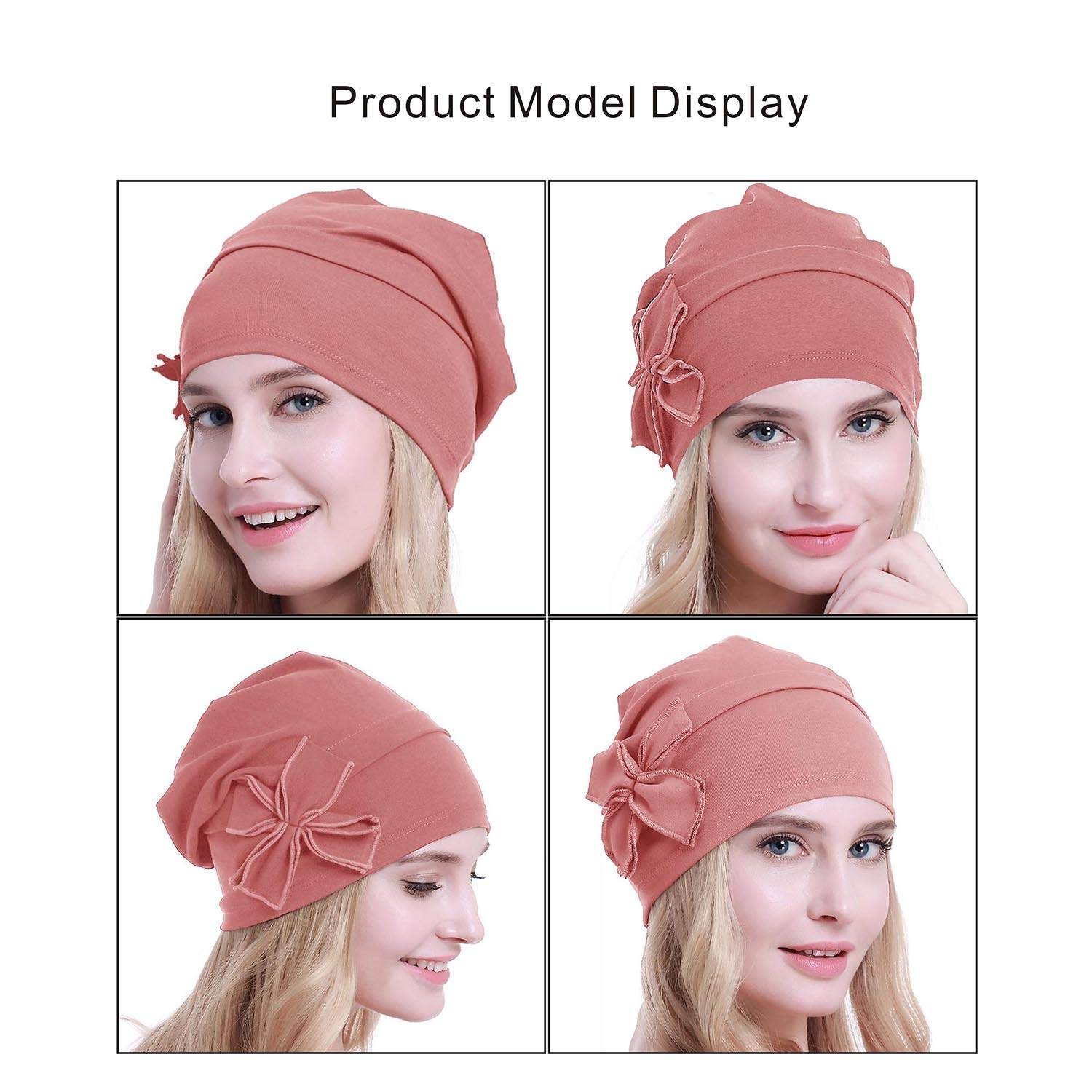 osvyo Bamboo Chemo Headscarf for Women Hair Loss – Cancer Slip On Headwear Turbans Sealed Packaging