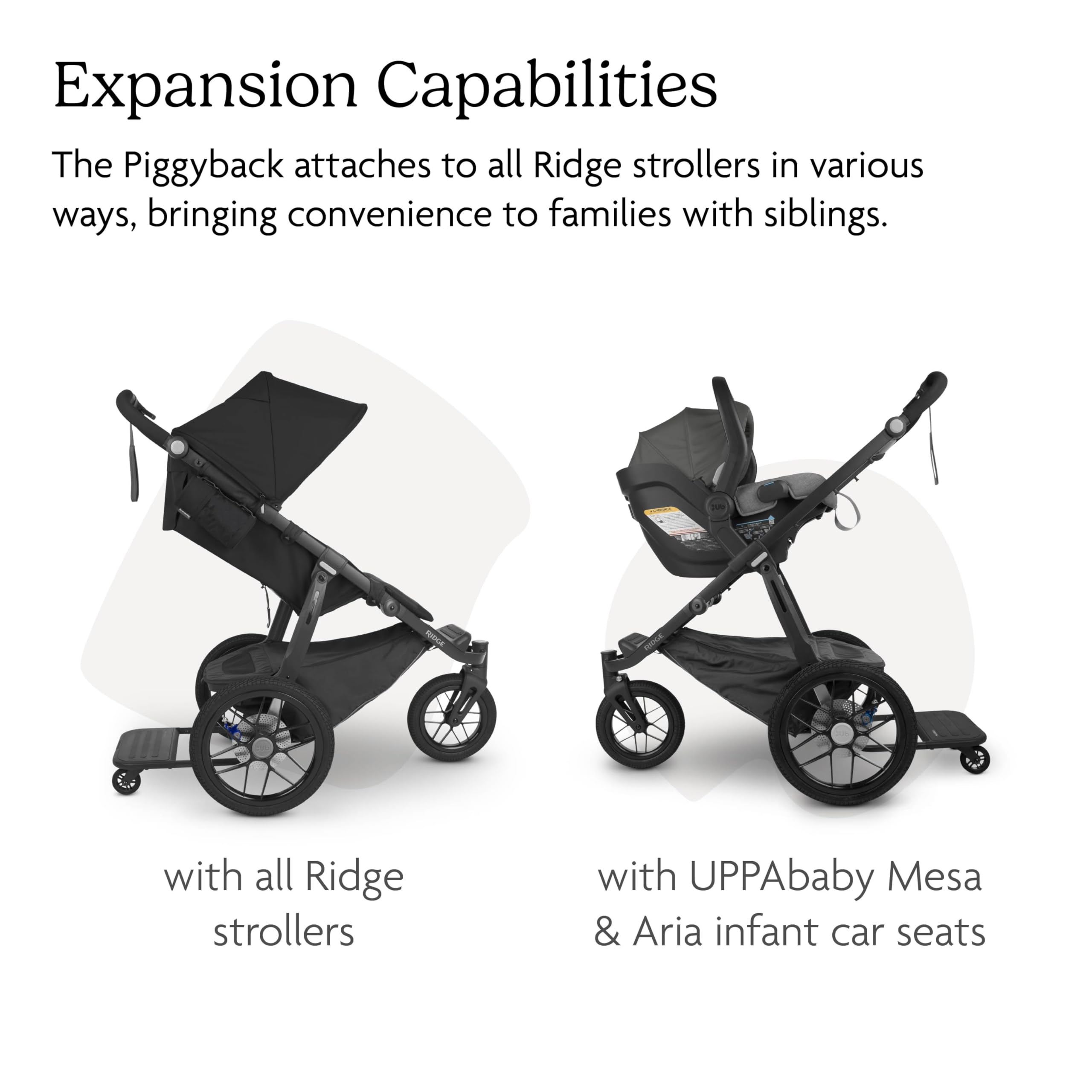 UPPAbaby Piggyback Ride-Along Board for Ridge Strollers : Baby