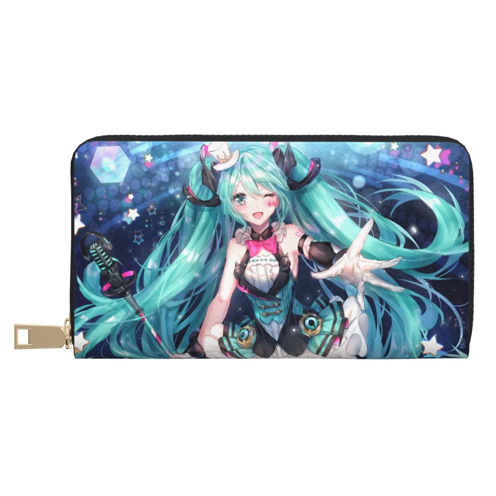 Amazon.co.jp: 財布 初音ミク 長財布 レザー ながざいふ 小銭入れ