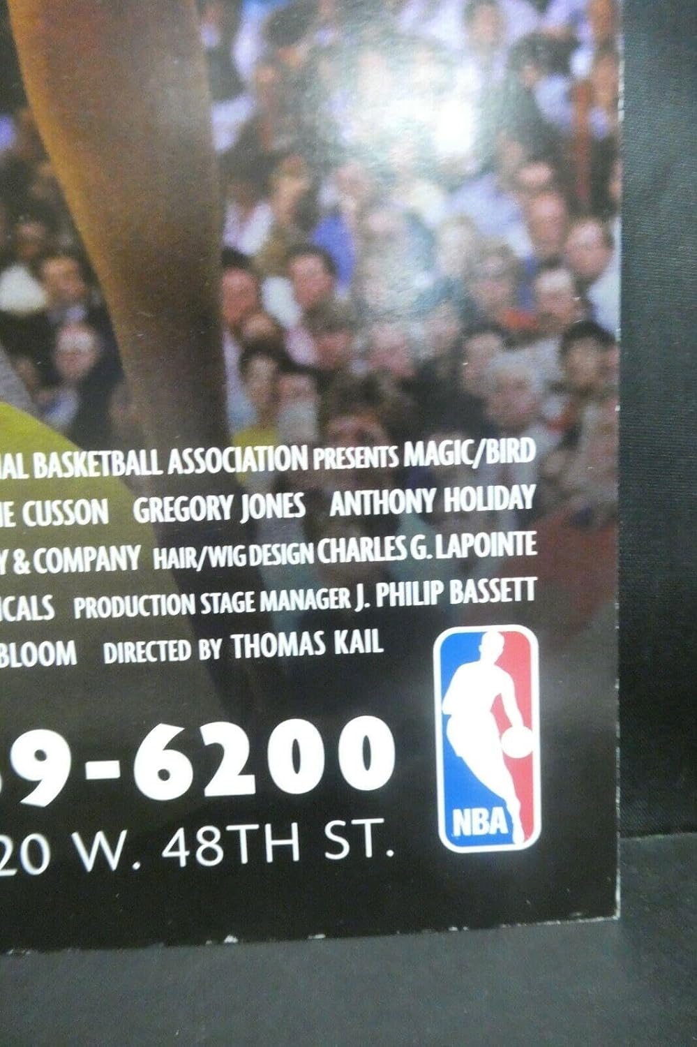 Magic Bird Theater Broadway Window Card Poster 14" x 22 - Unsigned Basketball Cards