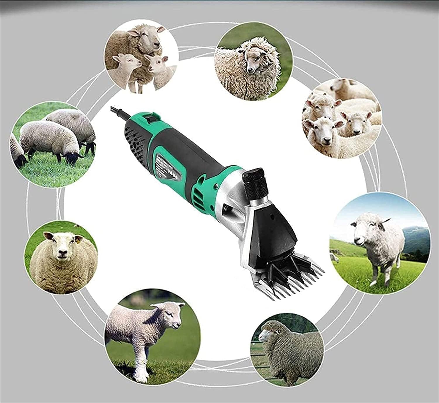 Sheep Shearer 850W Electric Shearing Machine Pet Grooming Clippers Electric Wool Shears Horse Hair