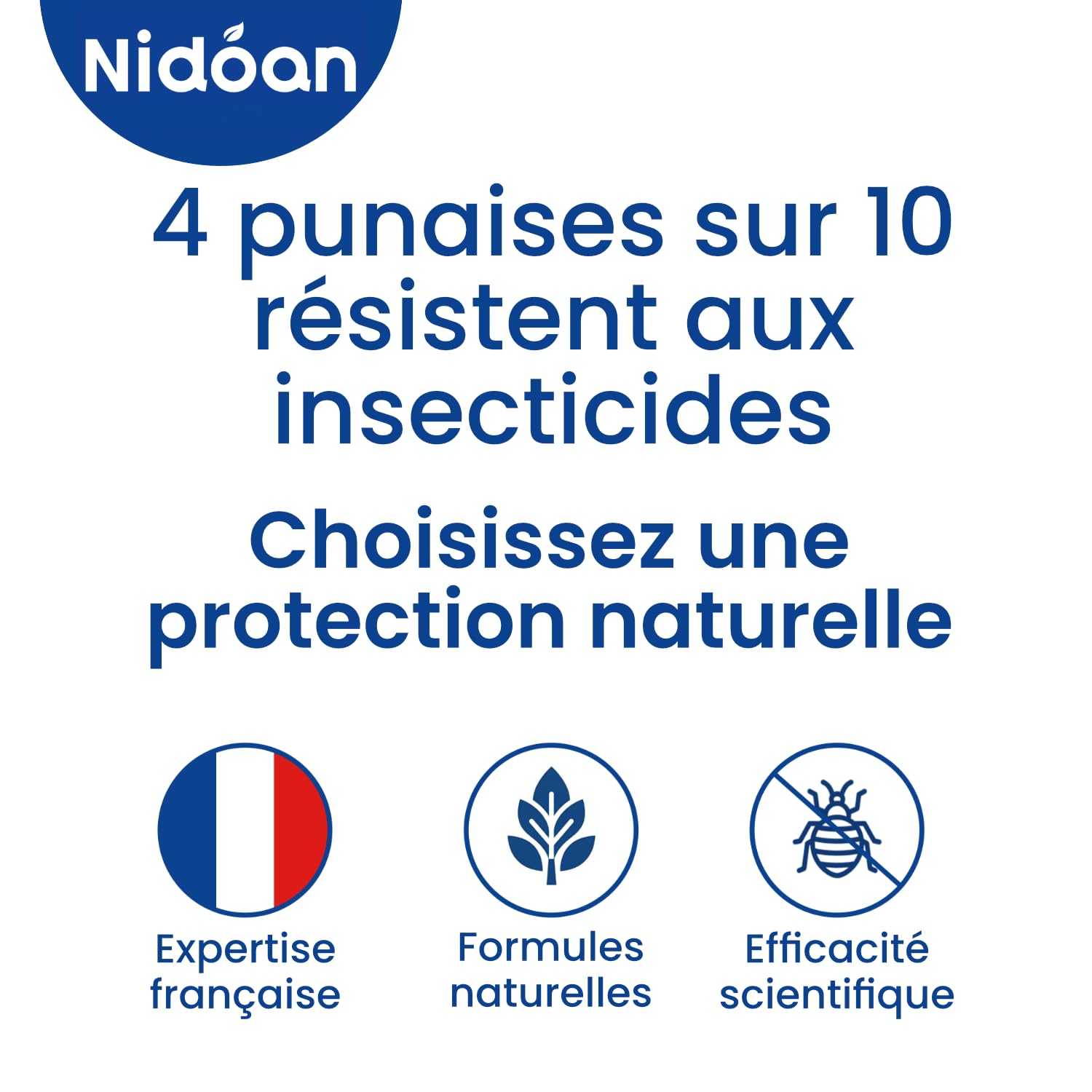 Pack Protection Universel 6 Mois Punaises de Lit Nidoan - Pièges Compatibles Lit & Meubles sans Pieds, sans Insecticide, Sécurisée pour Enfants et Animaux, Lot de 4
