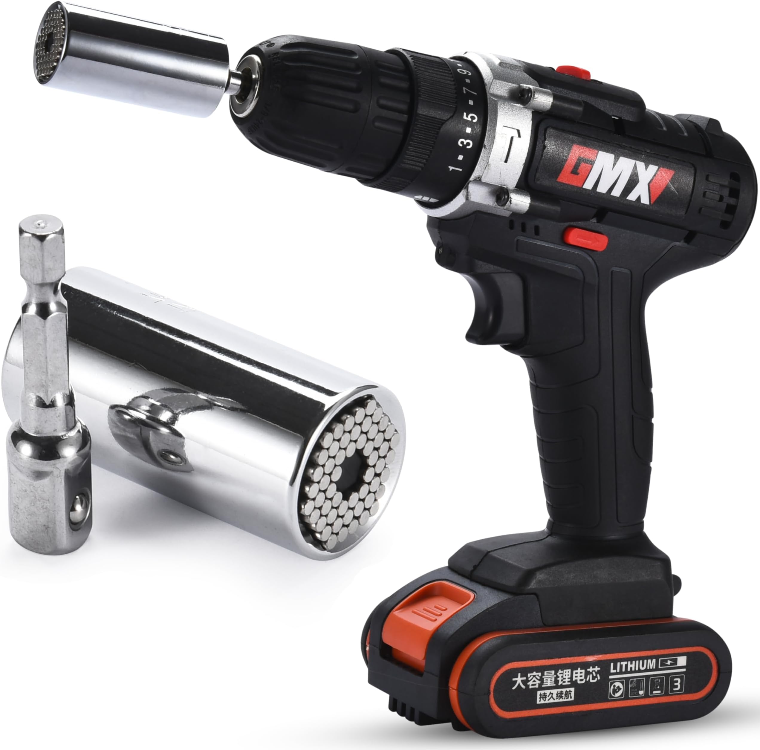 Toolzilla Universal Socket Tools Set - Stocking Stuffers Socket Set - Multi-Functional Grip Tool for Different Sizes and Shapes of Nuts and Bolts - Gift for Men's Birthday, Father's Day