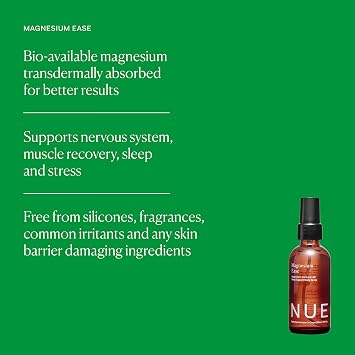 The Nue Co. Prebiotic+ Probiotic Supplement & Magnesium Ease Bundle - Supports Digestive Health, Gut Balance & Immunity - Relieves Muscle Tension & Promotes Relaxation | Capsules & Spray