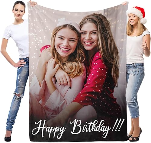 Vista 12 de Regalos personalizados para el día de San Valentín para mamá, manta personalizada con foto, manta de fotos personalizada, mantas personalizadas