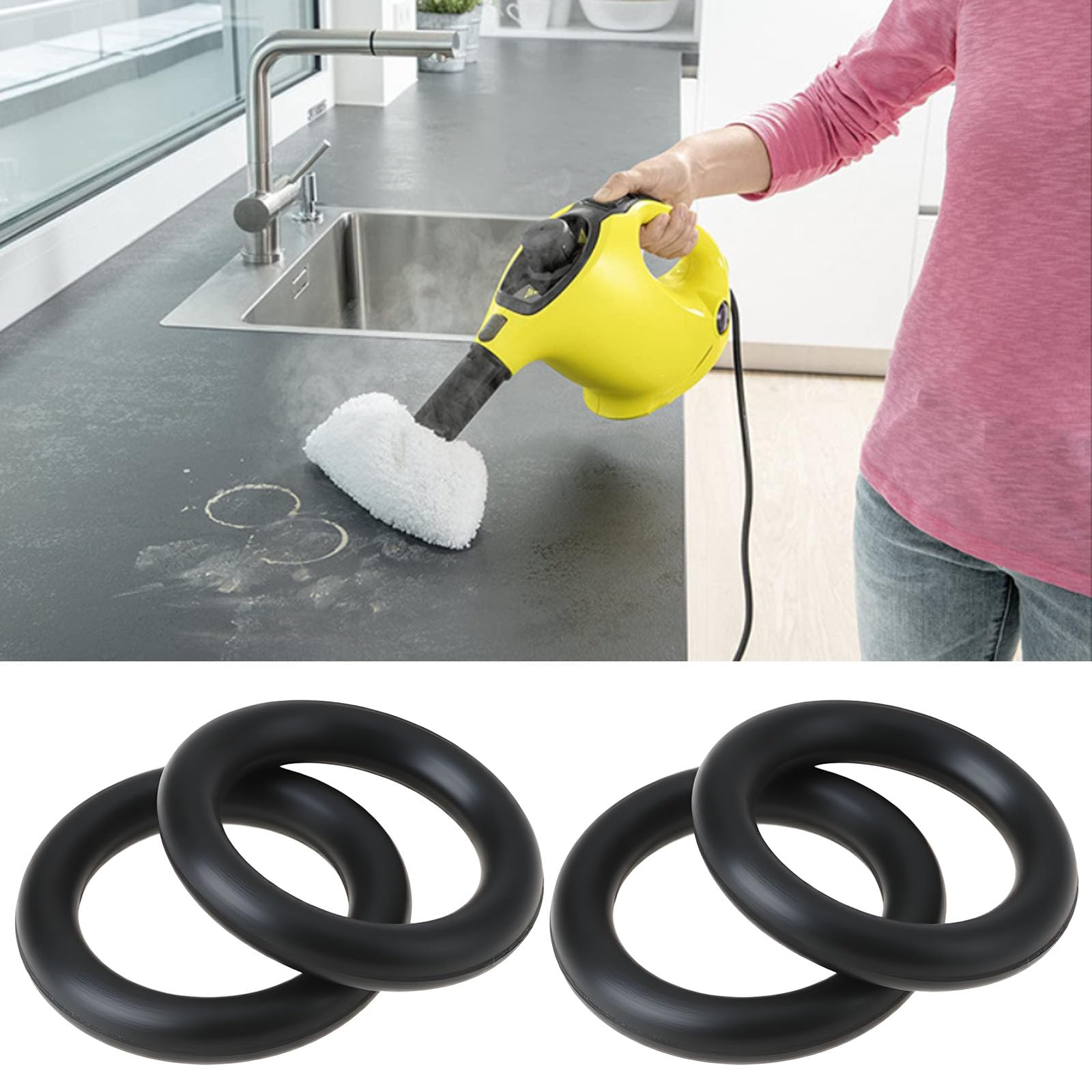 10 Juntas Tóricas para Limpiador A Vapor de 7,5 X 11,1 X 1,8 Mm Compatible con Karcher SC2 SC3 SC4 SC5 CT10