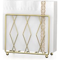 LWSFF Modern Metal Napkin Holder (Gold,Small Size)