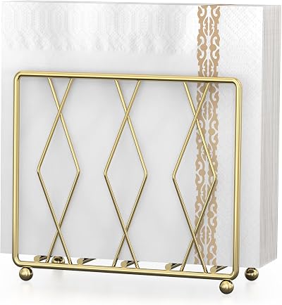 Gold Napkin Holder for Table