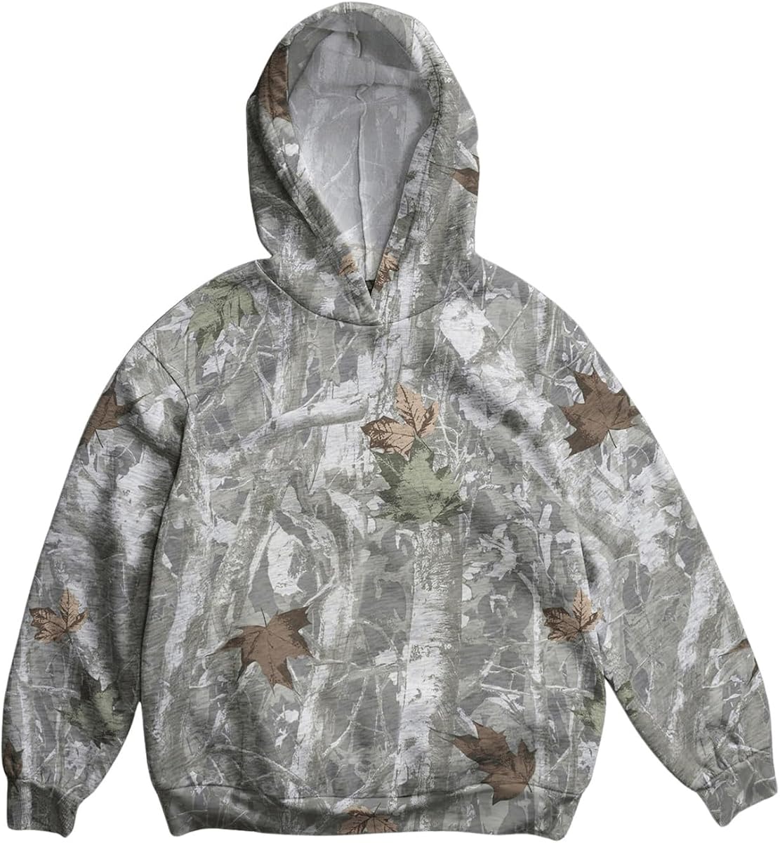 COZYEASE Girl's Graphic Camo Hoodie Sweatshirts Loose Vintage Pullovers