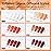 modelones Gel Nail Polish Set, 6 Colors White Nude Brown Orange Jelly Gel Polish Tortoise Burgundy Wine Red Neutral Translucent Nail Art Gel Soak Off LED Lamp Manicure Salon DIY Girl Women Gift