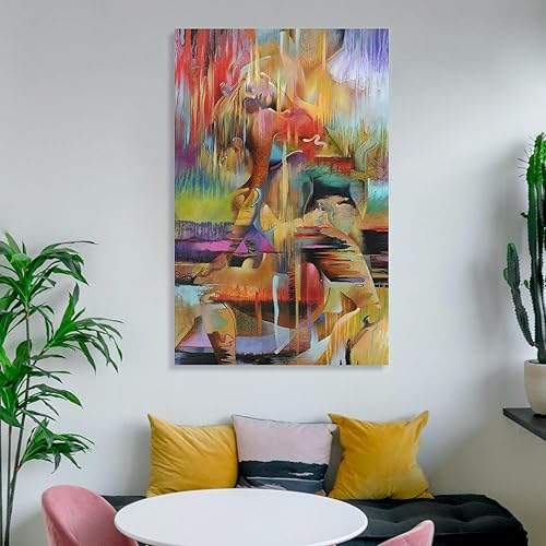 Miniatura 6 de Lienzo De Arte Abstracto Moderno Para Sala De Estar, Pintura Para Muebles, Decoración De Dormitorio, Cuadros De Pared Para Sala De Estar Lienzo
