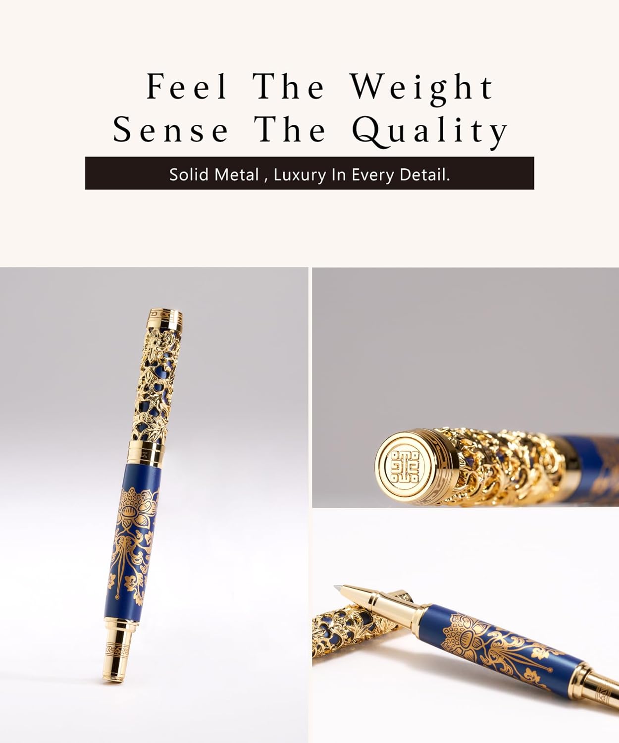 ARTEX Executive Rollerball Pen-Museum Collections-Crafting Timeless Beauty-Luxury Pen Gift & Office Desk Decor, German SCHMIDT refill, Solid Metal Texture - Image 5