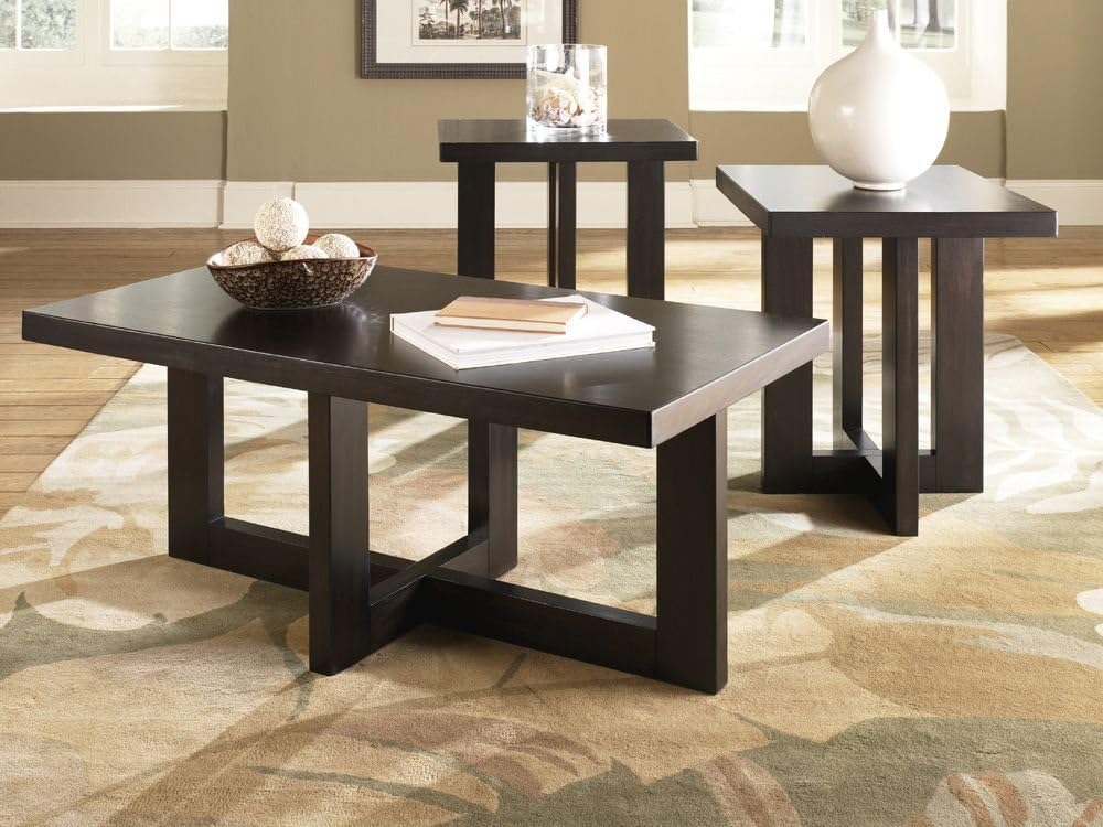 Set of 3 Occasional Tables Design by "Famous Brand