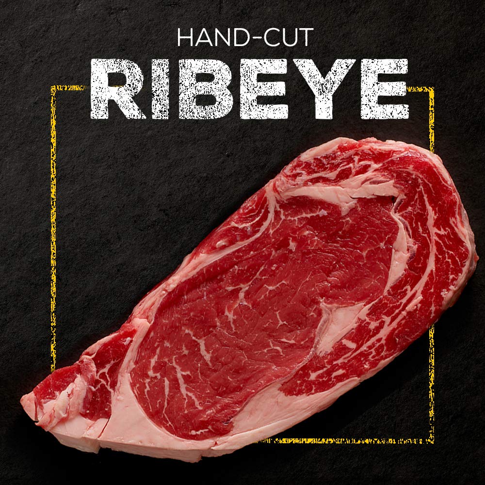 6 (12 oz.) Ribeye Steaks + Seasoning from the Texas Roadhouse Butcher