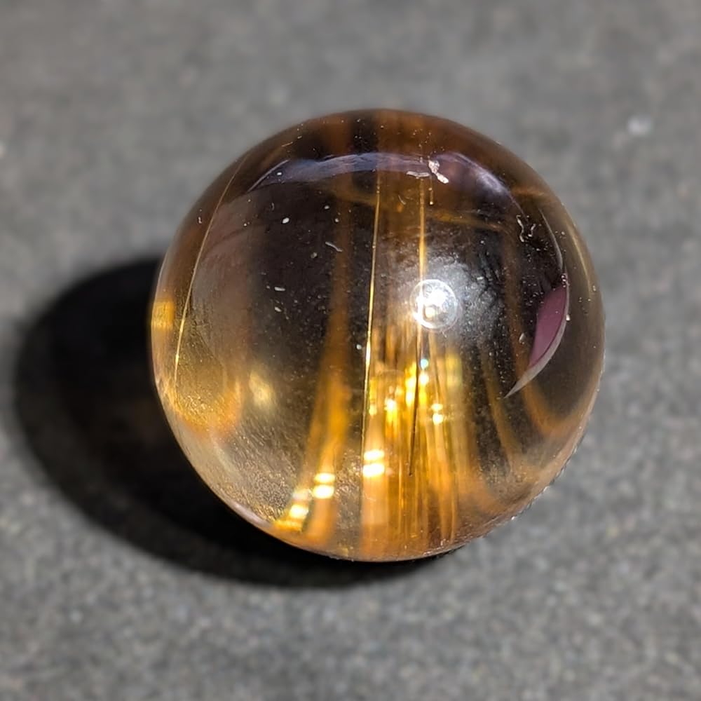 Amazon.co.jp: タイガータイチンルチル スフィア 18ミリ クリスタル