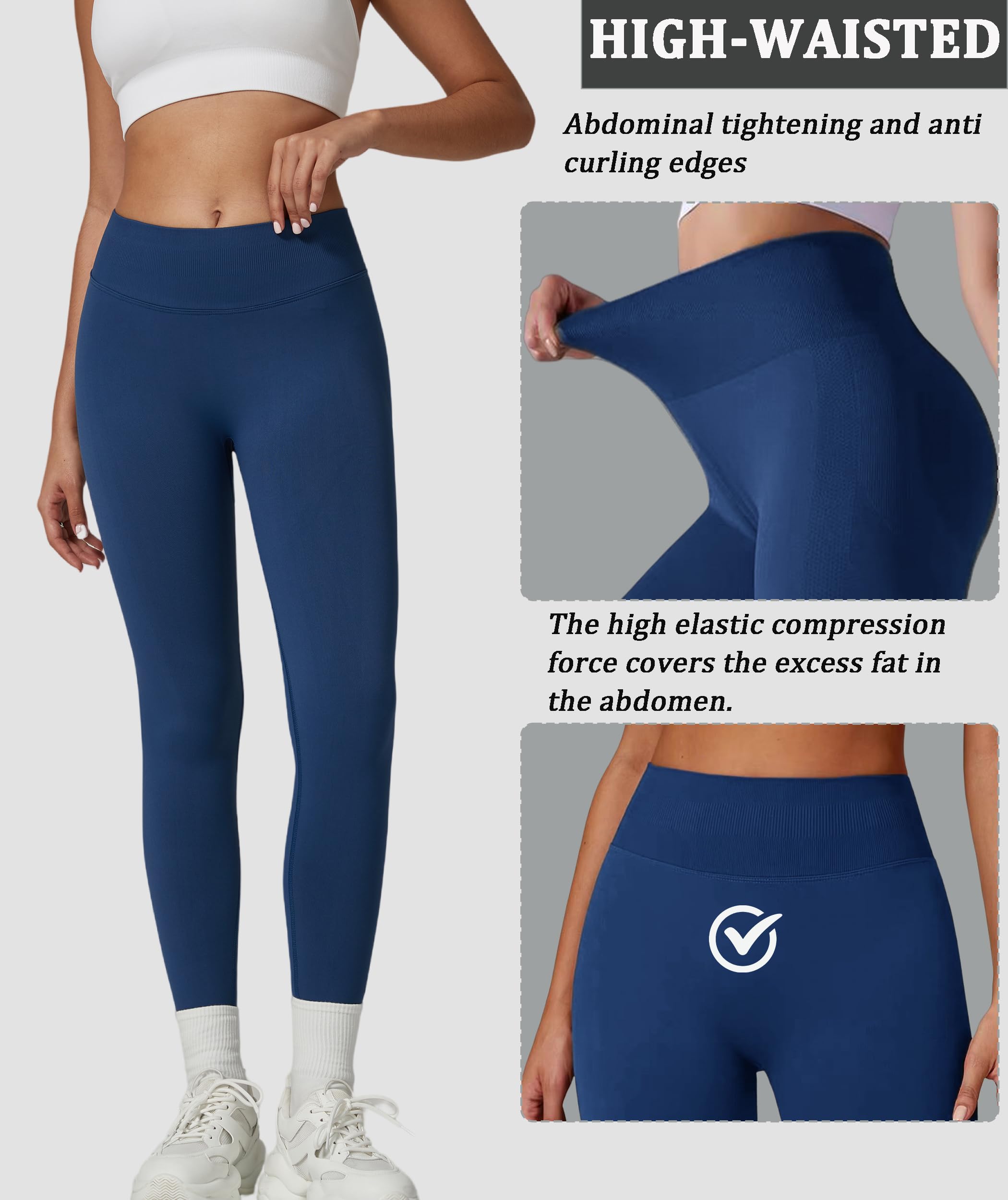 Leggings Fitnes Deportivos Mujer Cintura Alta Push Up Mallas Yoga Leggins 3D Anticelulitico Pantalones Pilates Training Sin Costuras