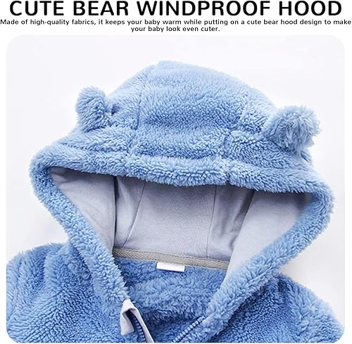 Miniatura 3 de Traje de nieve para bebé niño y niña, ropa cálida de invierno, abrigo para niños pequeños