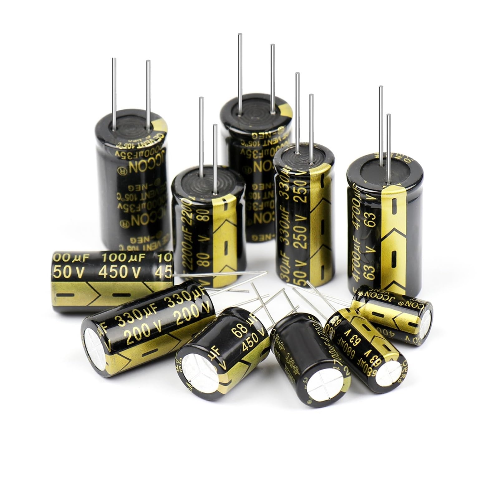 Condensatori PCB 47uF-10000uF Condensatore Elettrolitico In Alluminio 25V - Bassa ESR, 47uF-10000uF, Per PCB Condensatori Da 47uF A 10000uF Per Elettronica