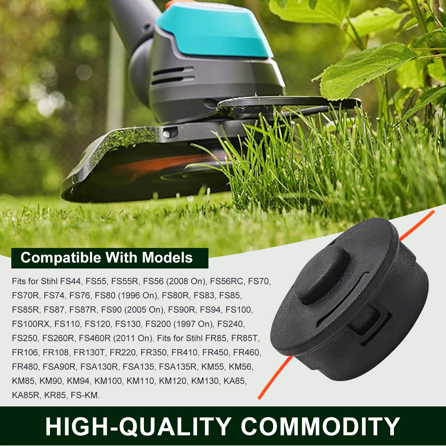 Amazon.com: Homhelar 25-2 Trimmer Head for Stihl FS55 FS56 FS70
