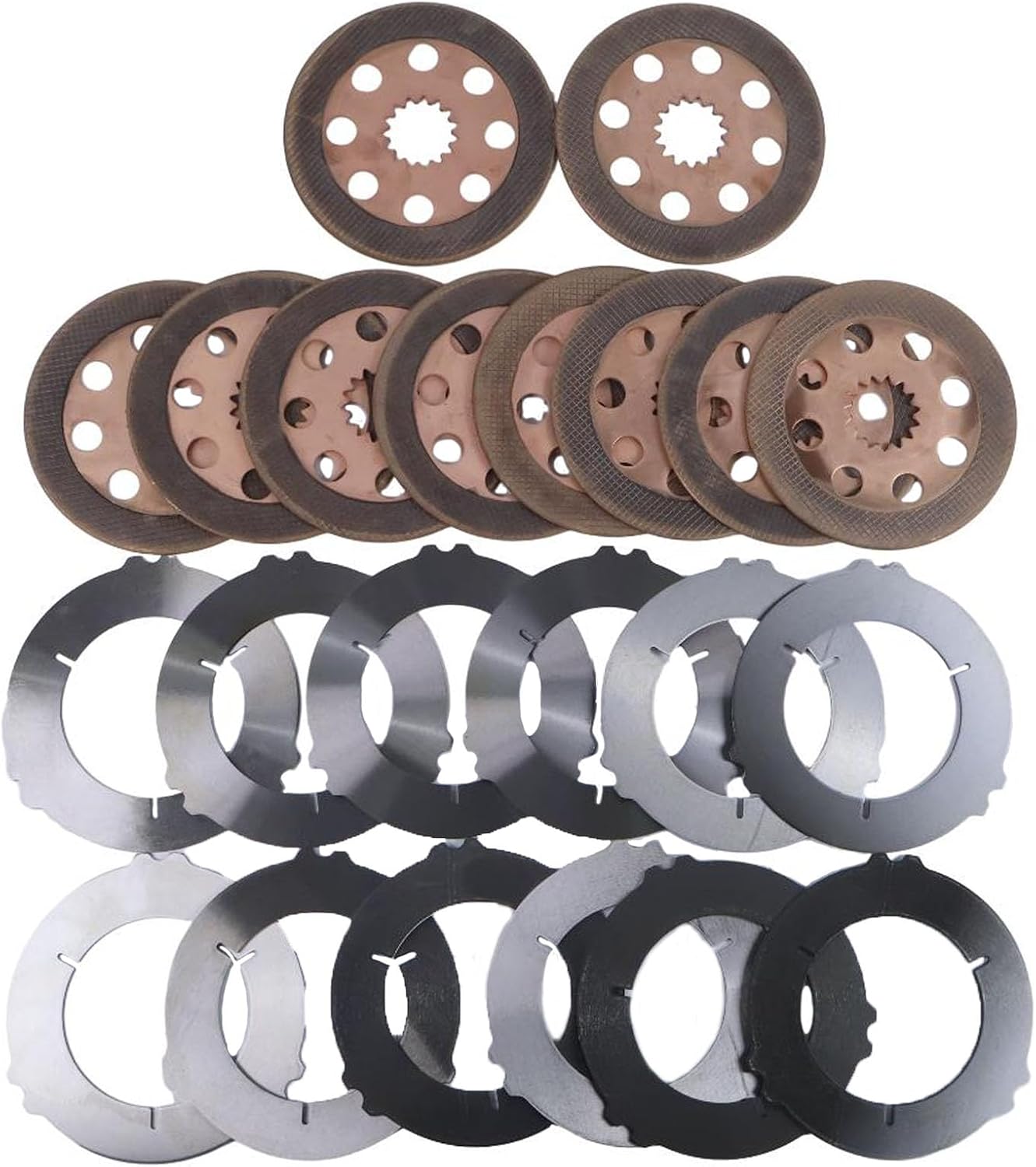 Backhoe Brake Plates Kit 450/10212 450/10211 Compatible with JCB 1400B 1550B 1600B 1700B 214 215 216 217 3C 3CX 3D