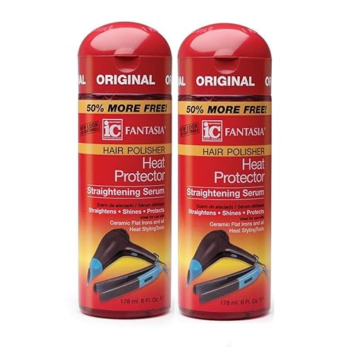Miniatura 1 de Fantasia High Potency IC - Suero alisador protector de calor, pulidor de cabello, 6 onzas (paquete de 2)