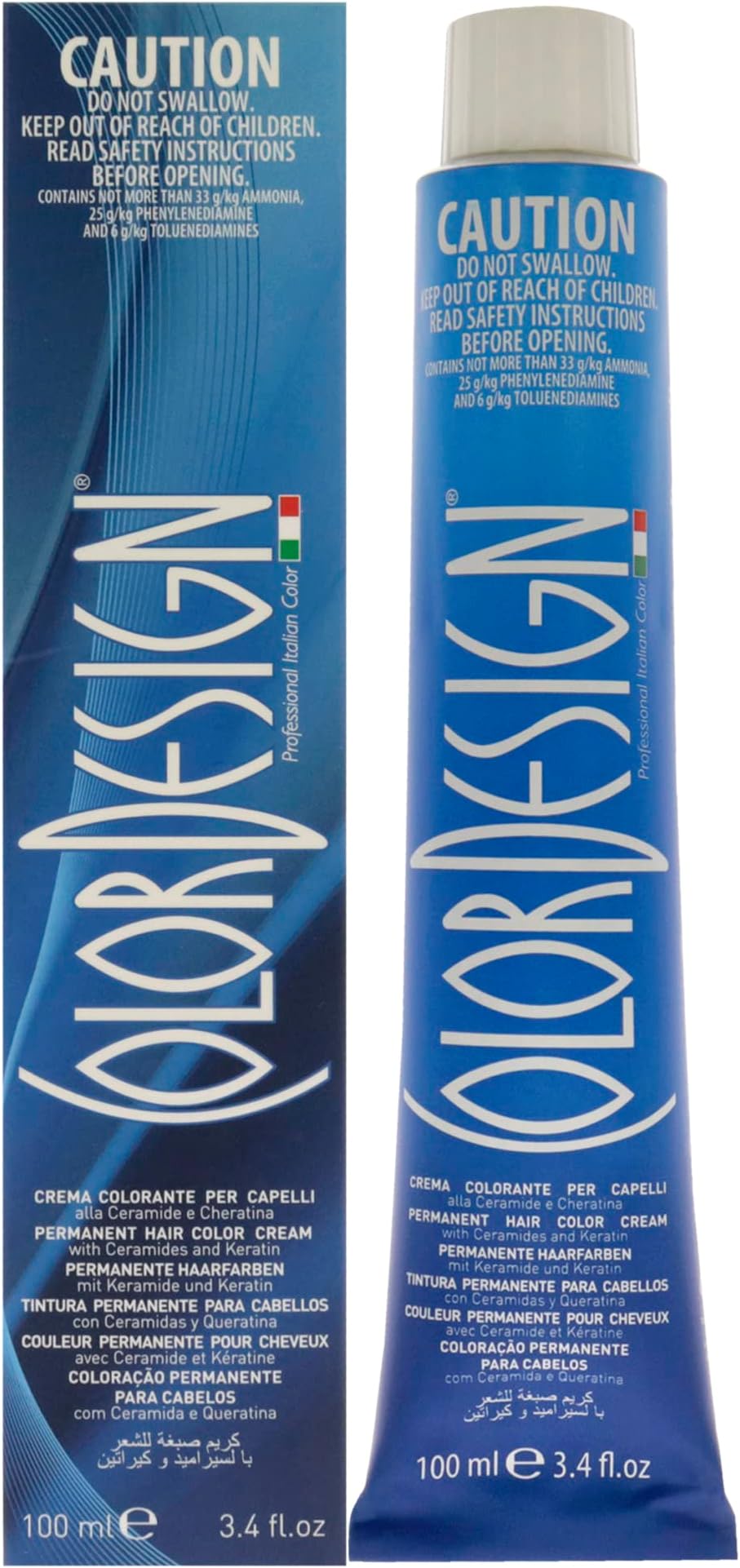 ColorDesign Permanent Hair Color - 1 Black Hair Color Unisex 3.4 oz