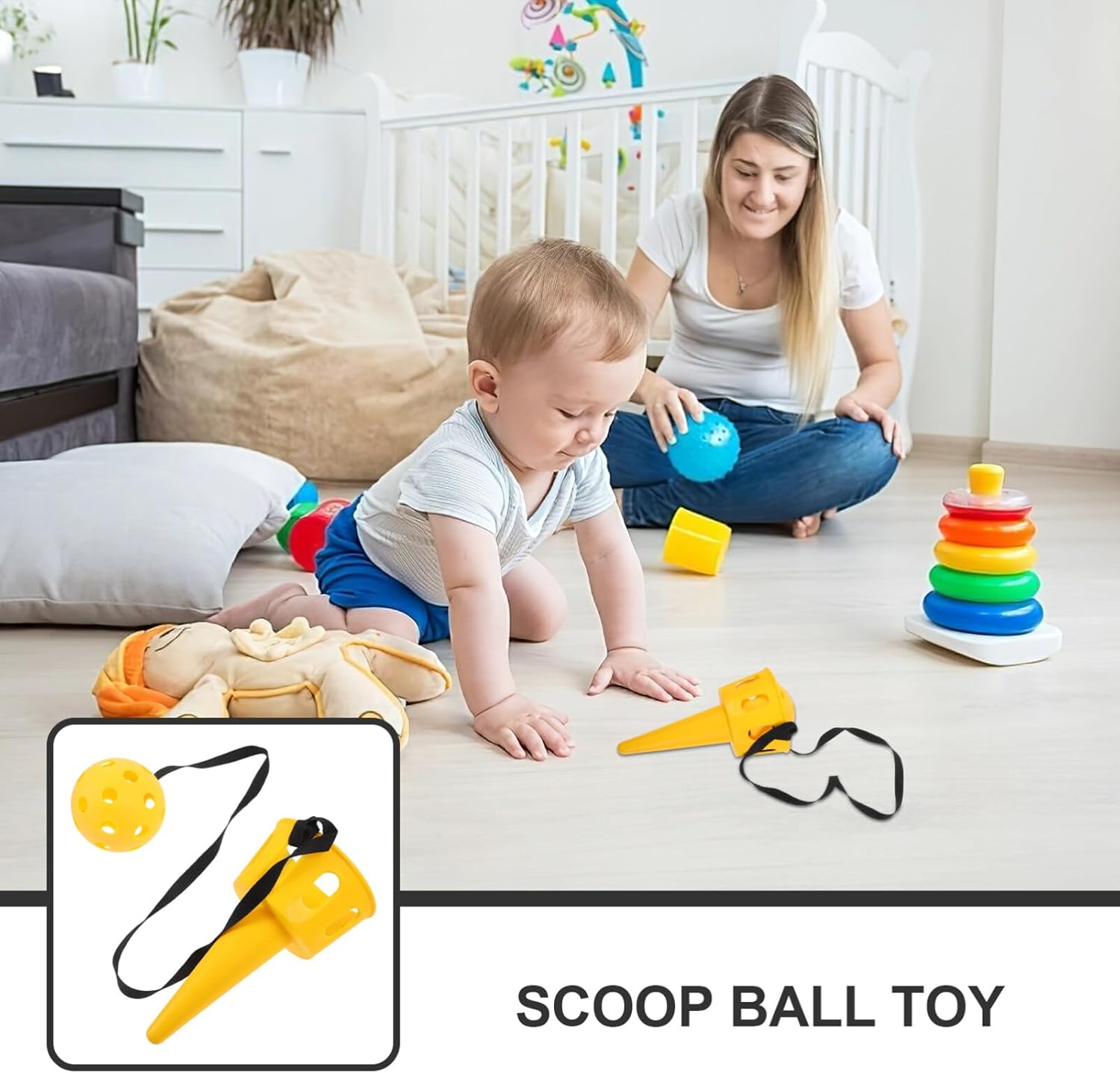 Cup and Ball Game 1 Set Catch a Ball in a Cup Game String Toy