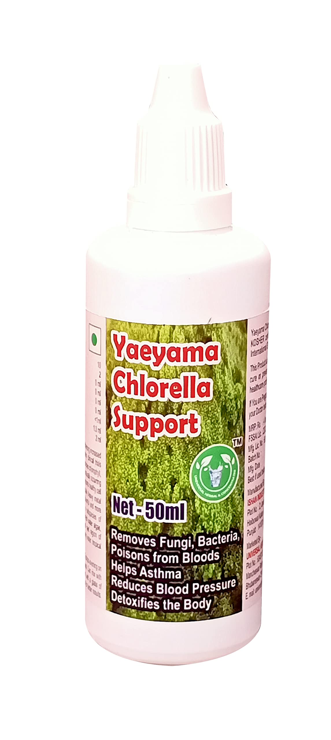 Yaeyama Chlorella Support Drops - 50ml (Get One Bottle 50ml Yaeyama Chlorella Support Drops Free)