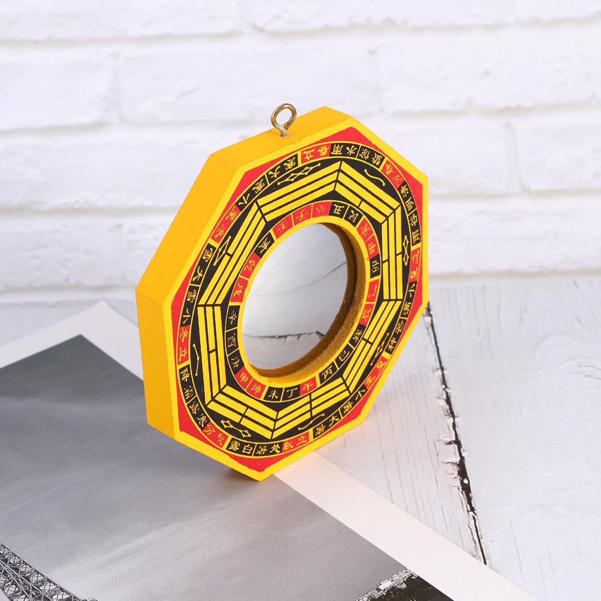 MAGICLULU 2pcs Bagua Mirror Set 4-Inch Fengshui Convex and Concave Mirrors for Home and Office Decor Decorative Hanging Ornaments Feng Shui Office Accessories