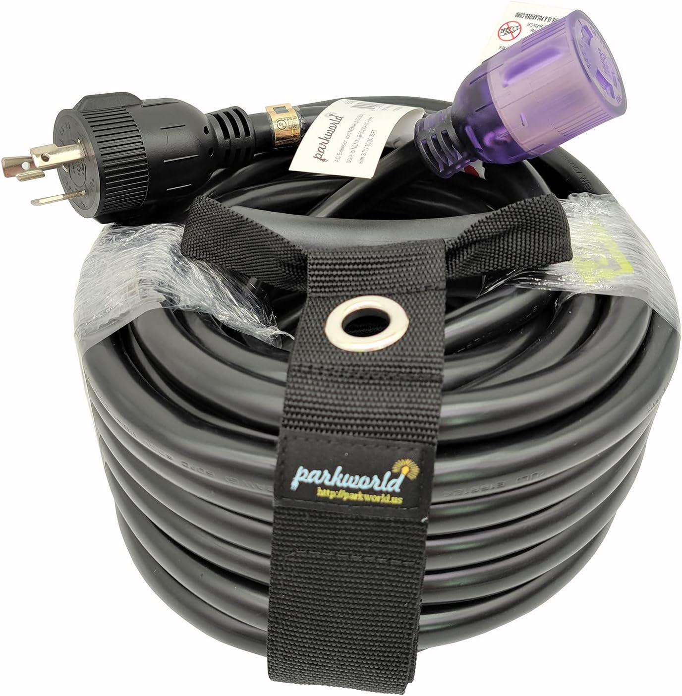 Parkworld NEMA L6-30 Extension Cord, Locking 3-Prong, 30 AMP, 250 Volts, 7500 Watts (36FT)