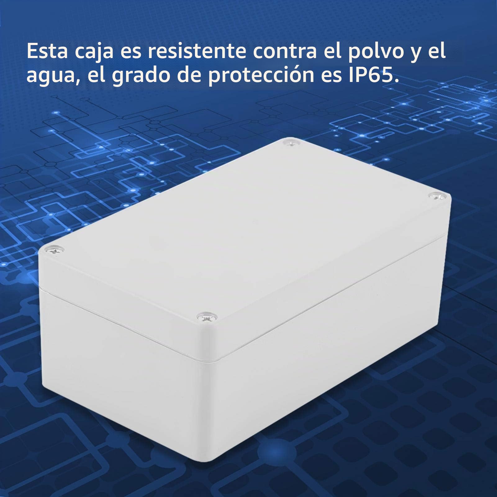 Tyenaza Caja Estanca, Cajas Registro Superficie, Carcasa de Proyecto EléCtrico de ABS IP65, Cajas de Conexiones de Cableado DIY para Equipos EléCtricos Interiores y Exteriores(158 x 90 x 60mm)
