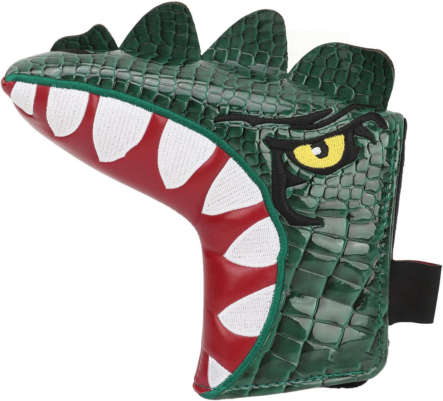Alomejor Dinosaur Shaped Putter Cover Headcover Blade Putter Cover PU Fabric Soft Lining