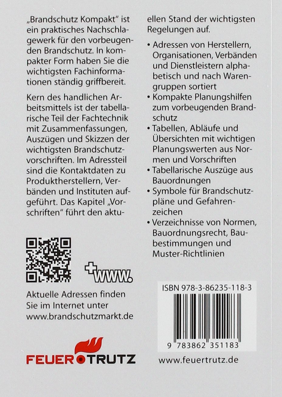 Brandschutzatlas (Ordnerwerk apart - ohne Aktualisierungsbezug): Inkl. Download Brandschutz-Nachweis und Bauvorschriften