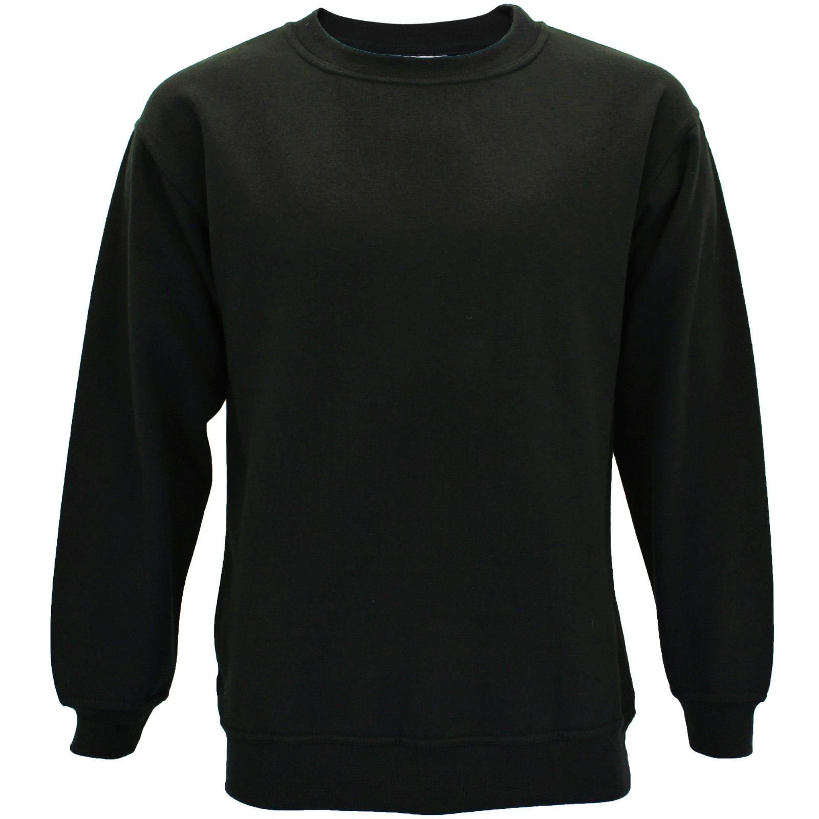 Absolute ApparelMens AA24 Regular Big Size Gym Sterling Sweatshirt Crew Neck