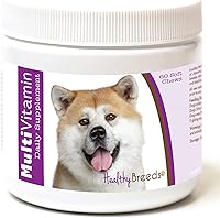 Vista 103 de Healthy Breeds Multivitamínico siberiano Husky para perros, suplemento diario recomendado por veterinarios, sabor a tocino, 60 masticables suaves